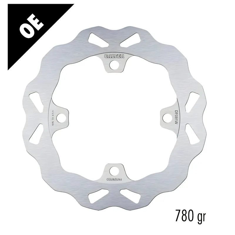 Bremsscheibe Galfer DF081W WAVE® mit ECE R90 Zulassung, starr hinten 240x5mm für Honda CB X F FA CBR R 400 - 750 ccm Bj. 2013 - 2025 Mega-Angebot