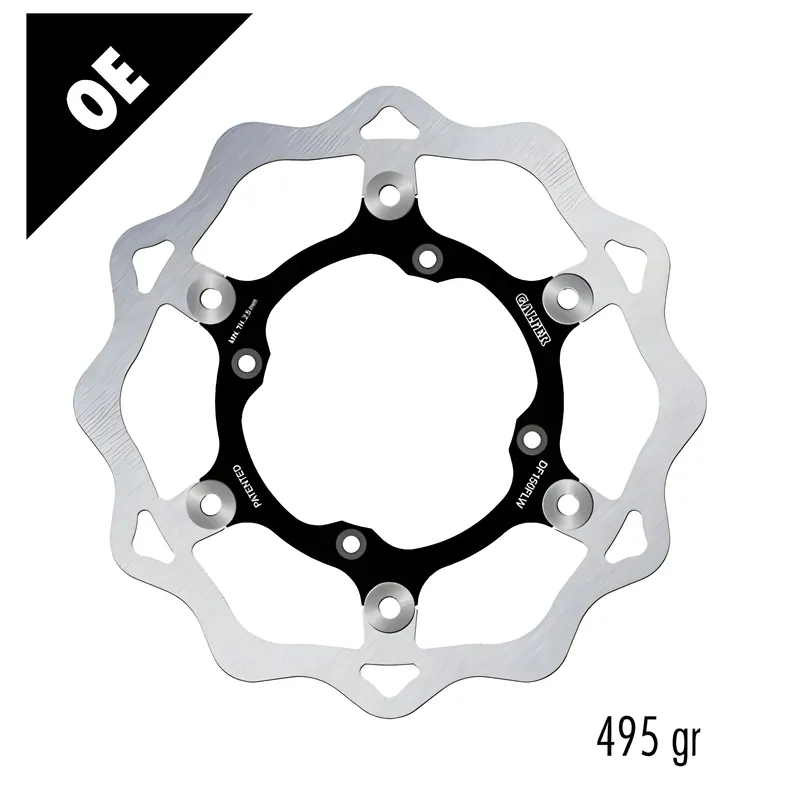 Bremsscheibe Galfer DF150FLW WAVE® mit ECE R90 Zulassung, schwimmend vorne 250x3mm für Kawasaki KLX S KX R 125 - 650 ccm Bj. 1983 - 2020 Neuheit