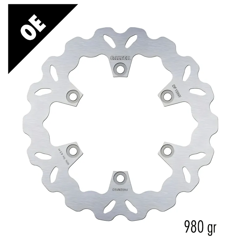 Bremsscheibe Galfer DF159W WAVE® mit ECE R90 Zulassung, starr hinten 270x5mm für Kawasaki GPZ R Ninja Anti Dive 750 - 1000 ccm Bj. 1984 - 1997 Mega-Angebot
