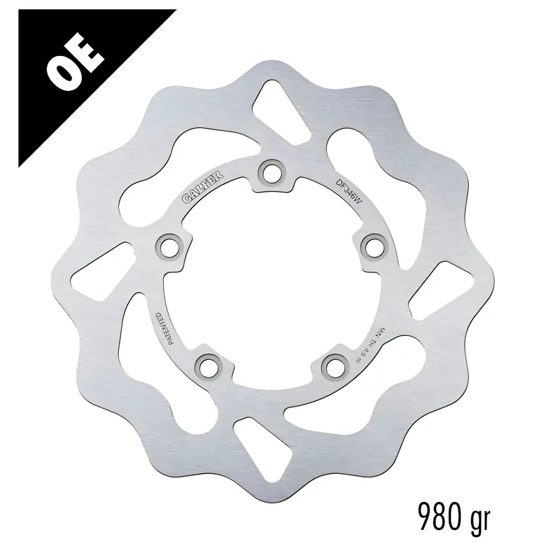 Bremsscheibe Galfer DF346W WAVE® mit ECE R90 Zulassung, starr hinten 260x5mm für Suzuki GSX 1400 ccm Bj. 2001 - 2010 Sofort Bestellen