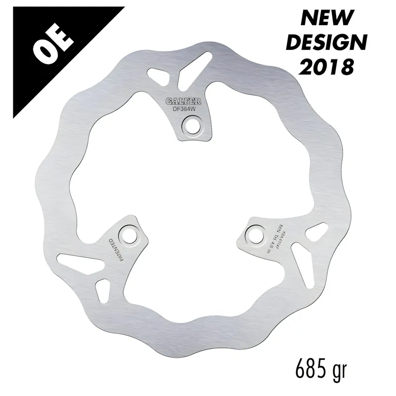 Super-Preis Bremsscheibe Galfer DF364W WAVE® mit ECE R90 Zulassung, starr vorne 240x4,5mm für Suzuki UH Burgman Executive R G 125 / 200 ccm