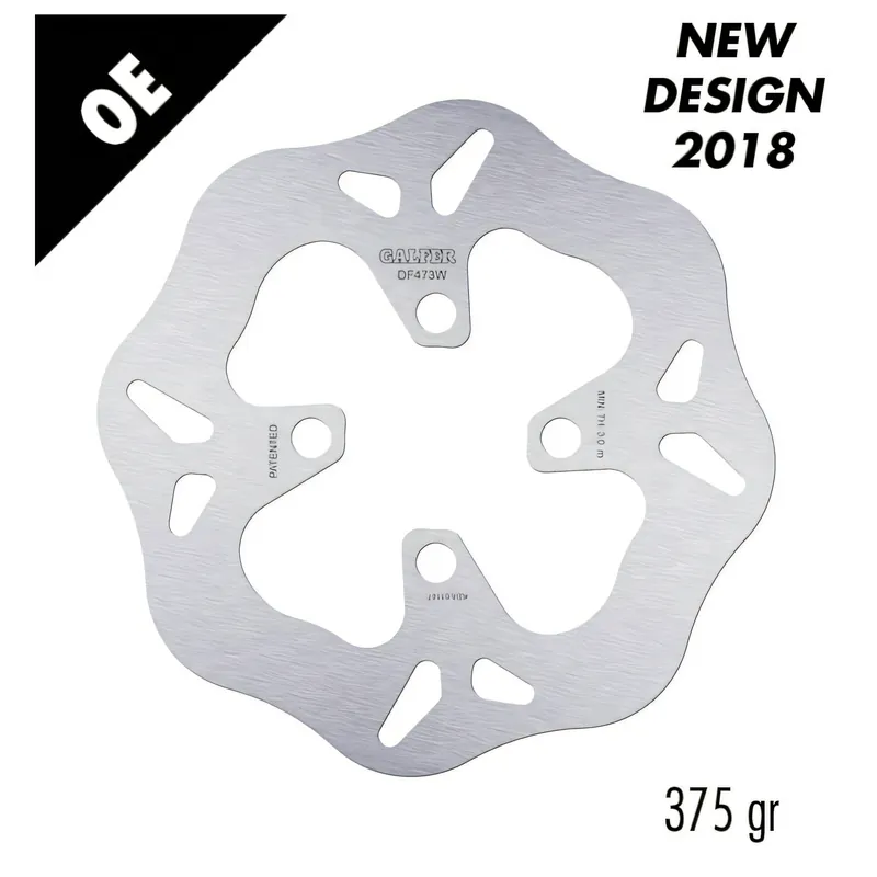 Günstig Bremsscheibe Galfer DF473W WAVE® mit ECE R90 Zulassung, starr vorne 180x3,5mm für MBK Booster Naked X Track Spirit, Yamaha Spy BWS Bump Rocket NG 50 / 100 ccm