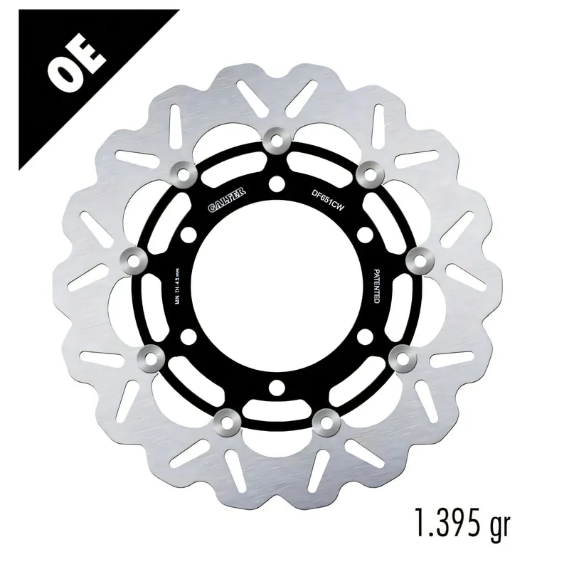 Neu Bremsscheibe Set Galfer 2x DF651CW WAVE® mit ECE R90 Zulassung, schwimmend vorne 310x5mm für Triumph Daytona Sprint Trophy Sport Speed Triple i 750 - 1200 ccm Bj. 1991 - 2014
