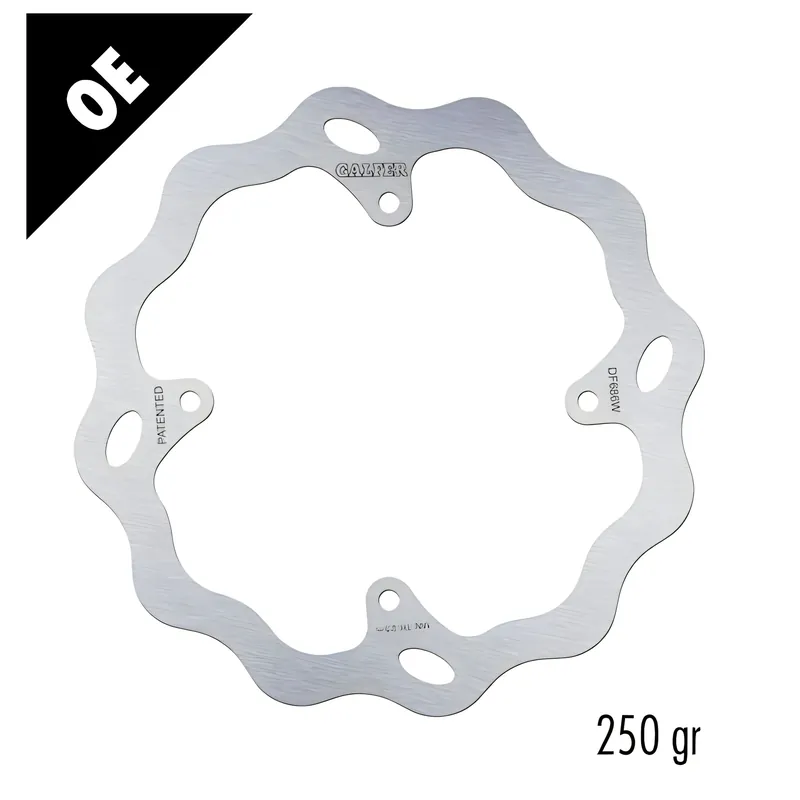 Bremsscheibe Galfer DF686W WAVE® mit ECE R90 Zulassung, starr hinten 201x3mm für KTM SX 85 / 105 ccm Bj. 2003 - 2011 Preiswert