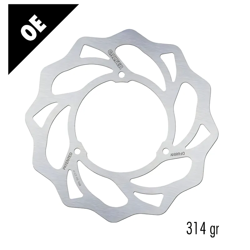 Neue Ware Bremsscheibe Galfer DF688W WAVE® mit ECE R90 Zulassung, starr vorne 198x3mm für KTM SX 65 ccm Bj. 2002 - 2025