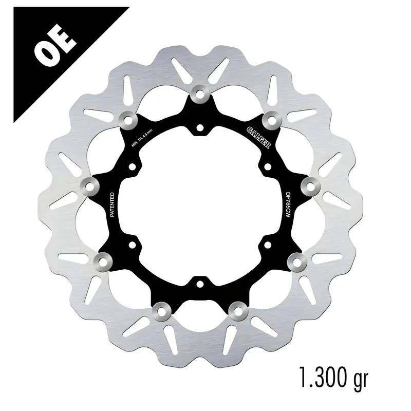 Bremsscheibe Set Galfer 2x DF785CW WAVE® mit ECE R90 Zulassung, schwimmend vorne 320x5mm für KTM Adventure R Super 1050 - 1290 ccm Bj. 2008 - 2023 Schneller Versand