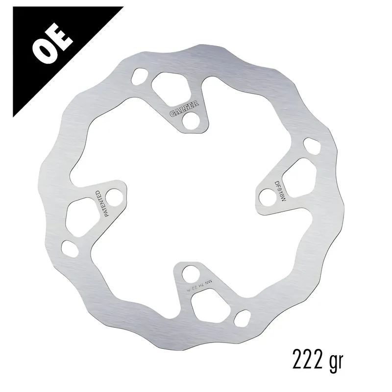 Bremsscheibe Galfer DF818W WAVE® mit ECE R90 Zulassung, starr vorne 184,5x2,7mm für Beta Evo Factory SS REV3 125 - 450 ccm Bj. 2001 - 2025 Preis Gesenkt