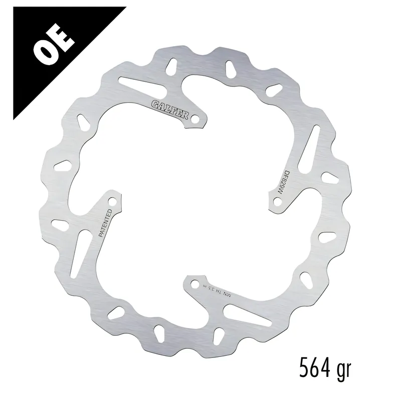 Finale Aktion Bremsscheibe Galfer DF829W WAVE® mit ECE R90 Zulassung, starr hinten 243x4mm für TM EN MX 125 - 660 ccm Bj. 1999 - 2020