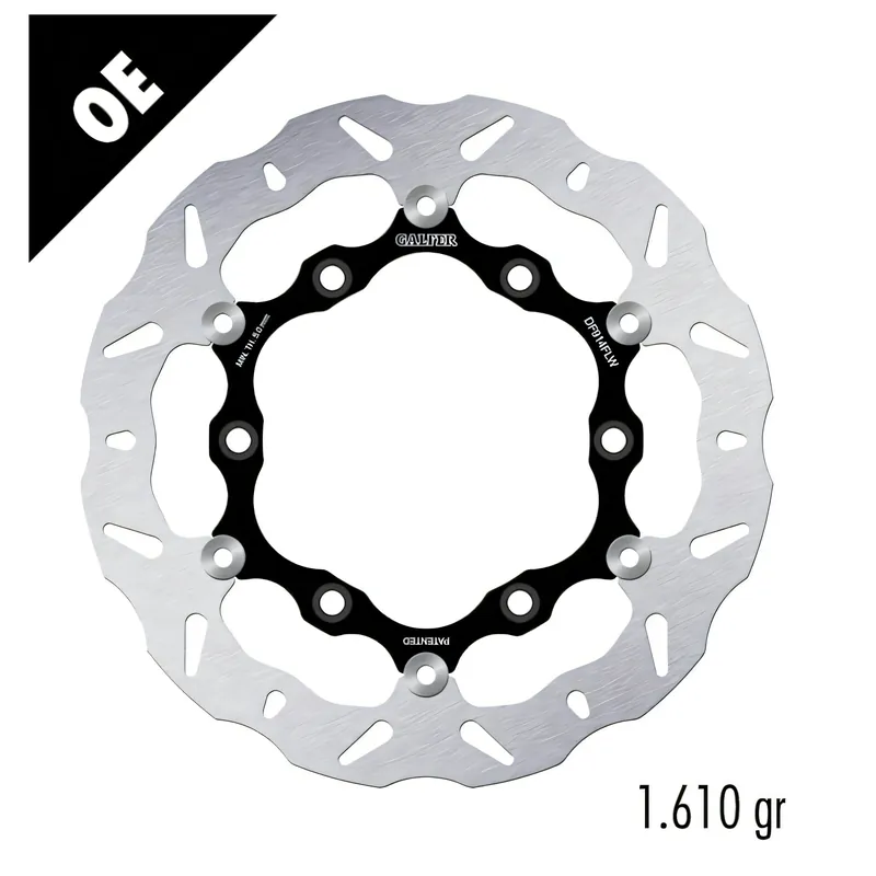Meistverkauft Bremsscheibe Set Galfer 2x DF914FLW WAVE® mit ECE R90 Zulassung, schwimmend vorne 310x5,5mm für Triumph Bonneville T100 Scrambler 800 / 900 ccm Bj. 2001 - 2014