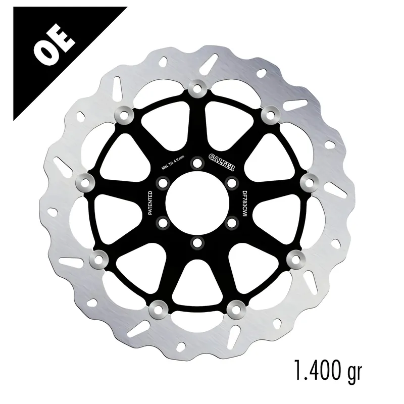 Neue Ware Bremsscheibe Set Galfer DF783CWI & DF783CWD WAVE® mit ECE R90 Zulassung, schwimmend vorne 320x5mm für KTM Super Duke R Enduro Supermoto T Adventure 690 - 1050 ccm Bj. 2007 - 2019