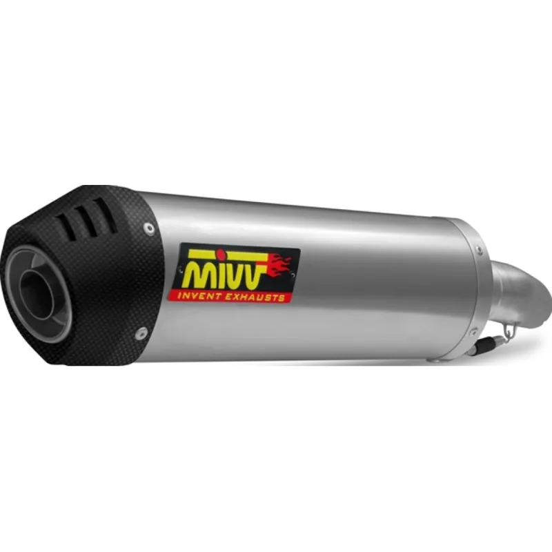 Saisonangebot Auspuffanlage Mivv SLIP-ON Titan mit Carbon Kappe Oval Sport für BMW K GT ABS R Sport 1200 ccm Bj. 2005 - 2009