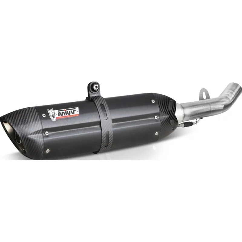 Auspuffanlage Mivv SLIP-ON Edelstahl schwarz Suono Sport für BMW R GS Adventure 1200 ccm Bj. 2004 - 2007 Schneller Versand