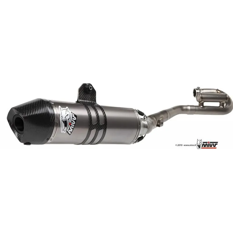 Angebot Auspuffanlage Mivv Komplettanlage 1x1 Edelstahl mit Carbon Kappe Oval Stronger