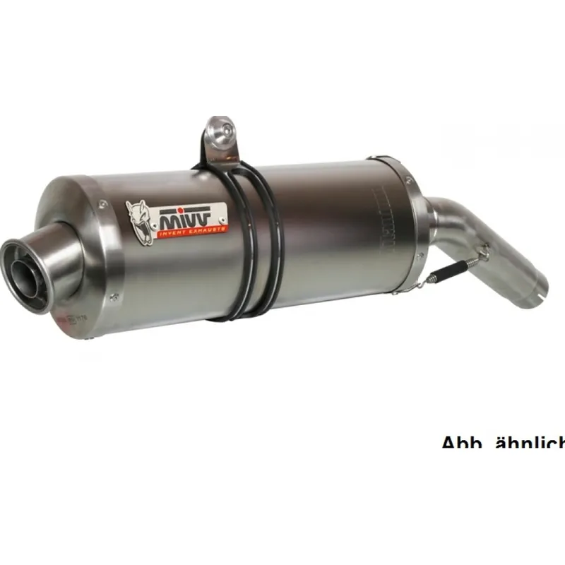 Neu Im Sortiment Auspuffanlage Mivv SLIP-ON Edelstahl Oval Sport für Honda CB F Hornet 600 ccm Bj. 2001 - 2002