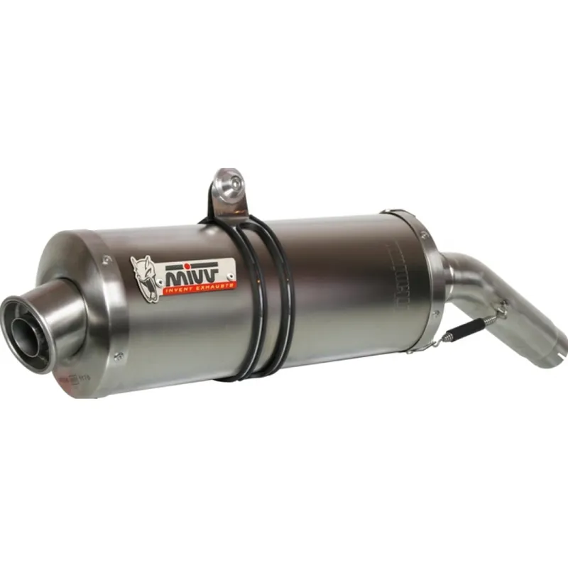 Bestpreis Auspuffanlage Mivv SLIP-ON Edelstahl Oval Sport für Honda XRV Africa Twin 750 ccm Bj. 1996 - 2003