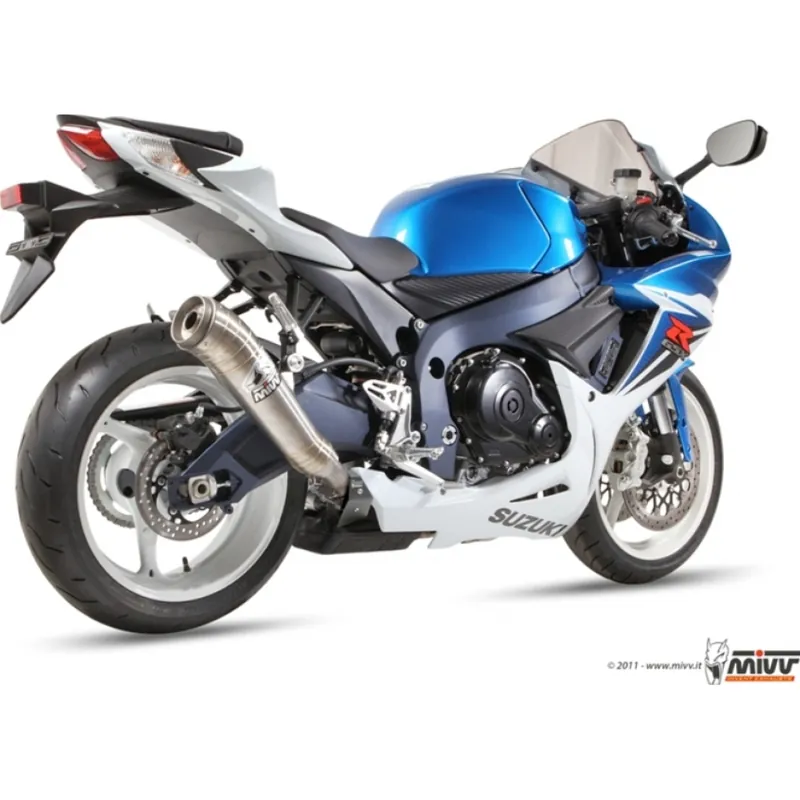 Auspuffanlage Mivv SLIP-ON Edelstahl Ghibli Sport für Suzuki GSX R GSX-R 600 / 750 ccm Bj. 2011 - 2016 Super-Preis