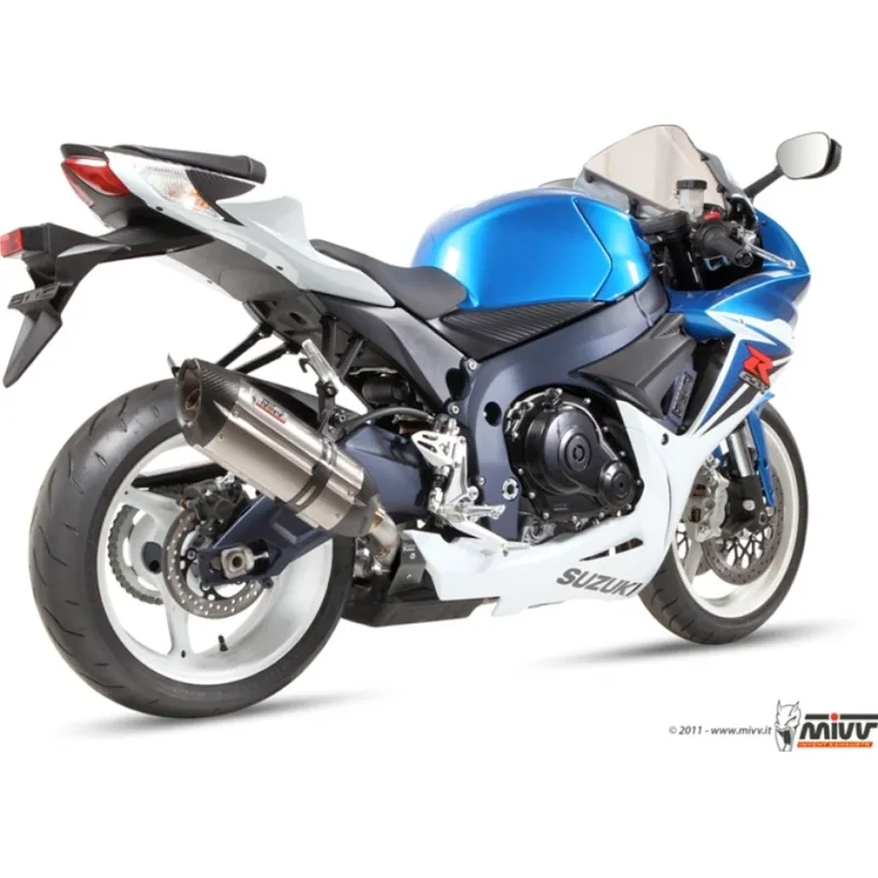 Auspuffanlage Mivv SLIP-ON Titian mit Carbon Kappe Suono Sport für Suzuki GSX R GSX-R 600 / 750 ccm Bj. 2011 - 2016 Kracherpreis