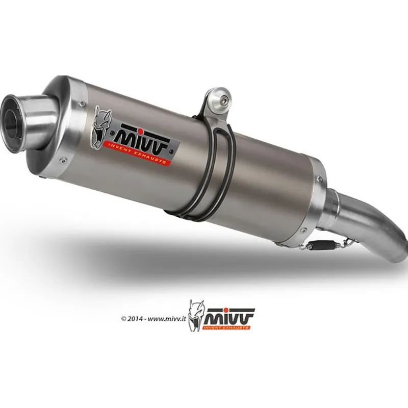 Preis Gesenkt Auspuffanlage Mivv SLIP-ON Titan Oval Sport für Yamaha FZS Fazer / S 600 ccm Bj. 1998 - 2004