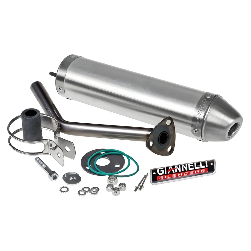 Billig Auspuffanlage Giannelli Endtopf Aluminium mit ABE für Aprilia