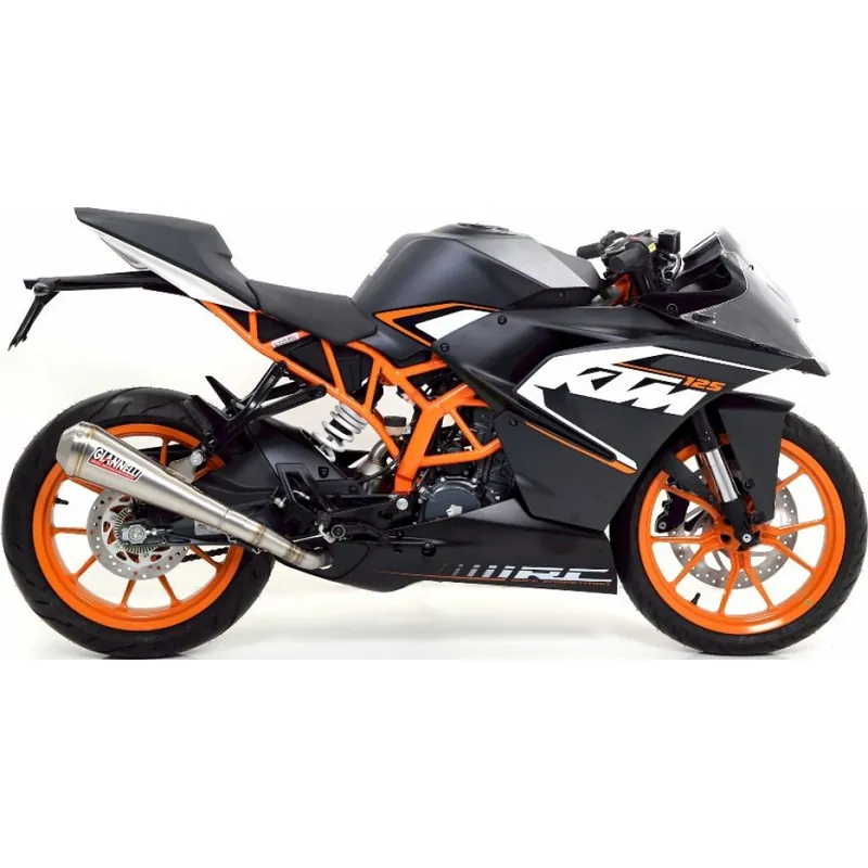 Knallerangebot Auspuffanlage Giannelli GX-One Slip On Edelstahl mit ABE für KTM