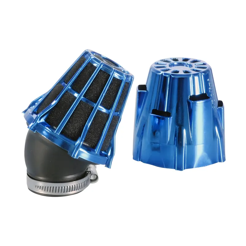 Billig Luftfilter Polini Blue Air Box 37mm 30° blau-schwarz