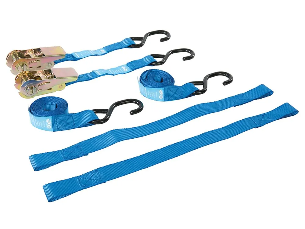 Nur Für Kurze Zeit Spanngurte Set 25mm, 4-teilig inkl. Schlaufen