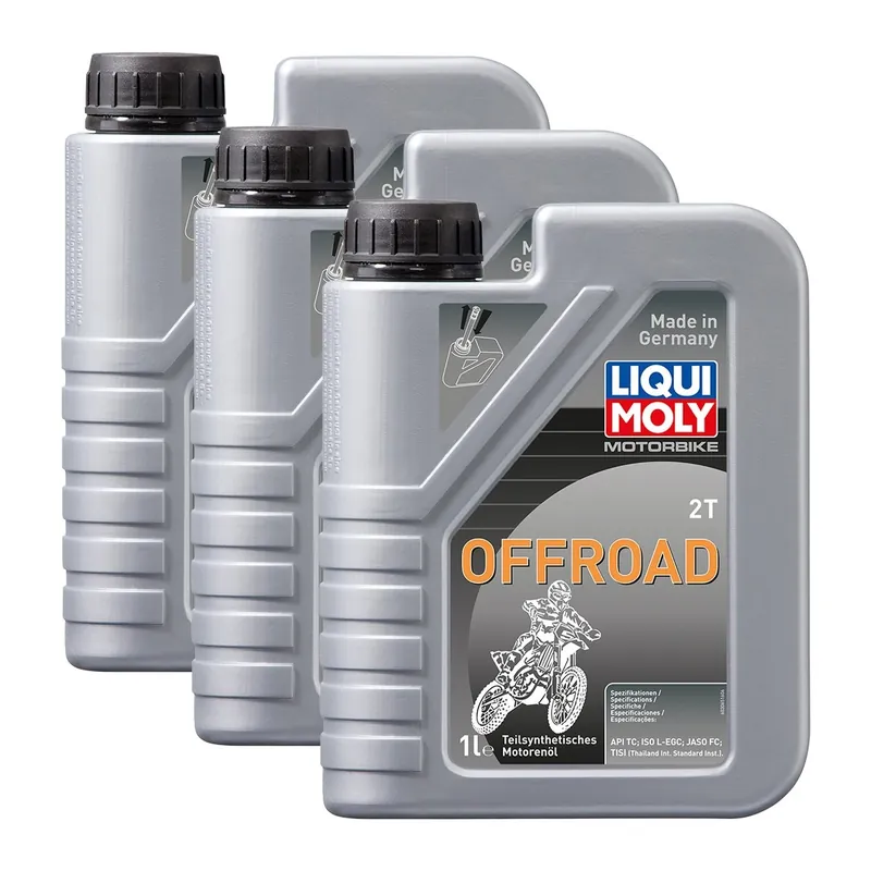 Direktkauf 3x Liqui Moly 3065 Motorbike 2T Offroad Motoröl Enduro Quad Schneemobil 1L