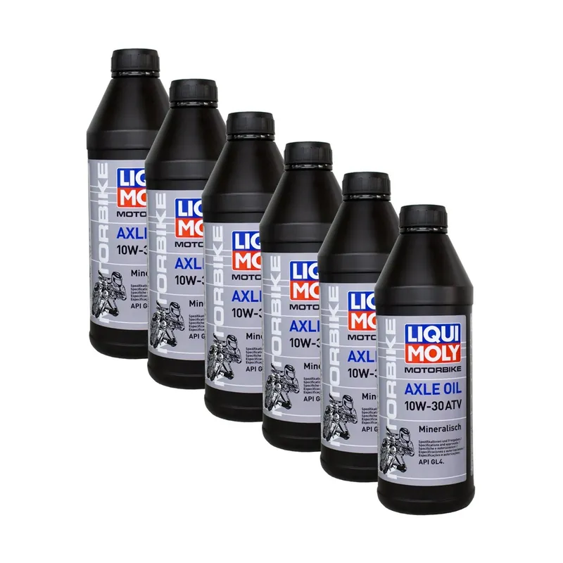 Zertifiziert 6x Liqui Moly 3094 Axle Oil ATV 10W-30 Hochdruckgetriebeöl 1L