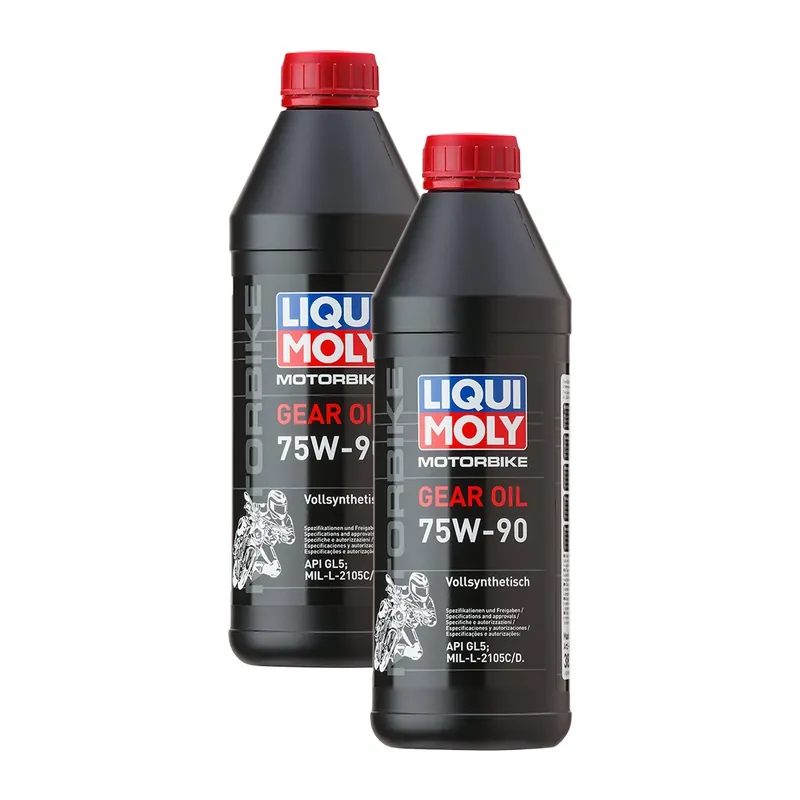2x Liqui Moly 3825 Motorbike Getriebeöl Motorrad75W-90 1L Preiswert