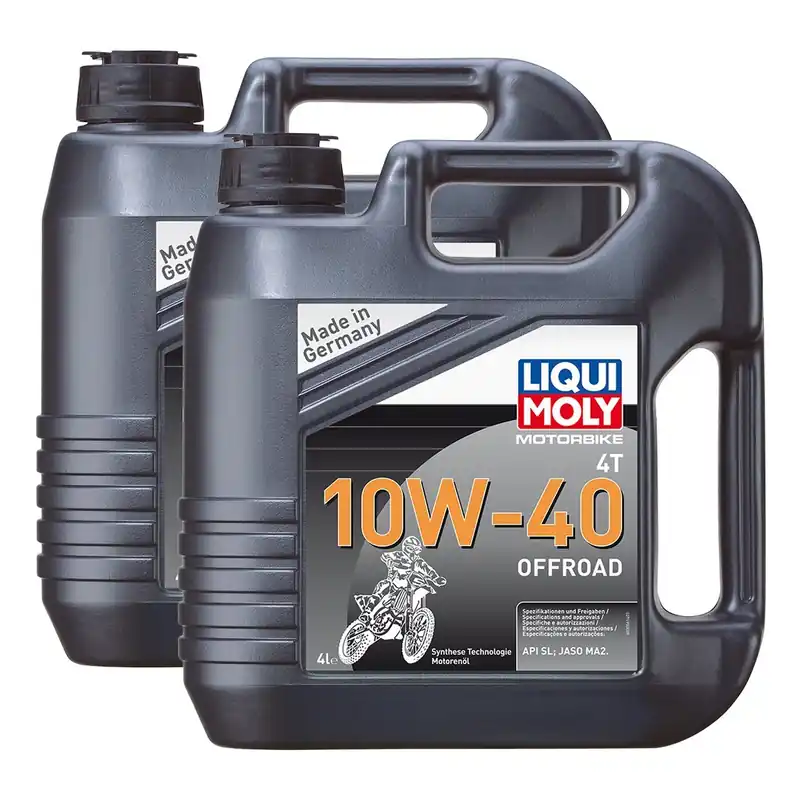 Direkt Vom Hersteller 2x Liqui Moly 3056 Motorbike 4T Motoröl Offroad 10W-40 4L
