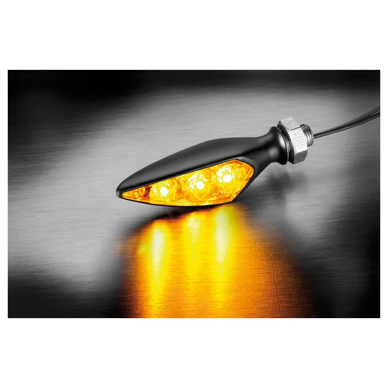 Online Kaufen Blinker Rhombus S Extreme, schwarz, klares Glas, VL / HR, Stück