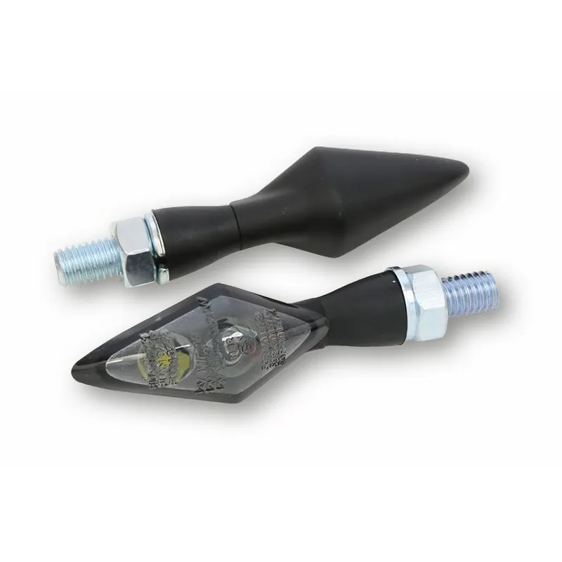 Blinker Highsider Pen Head Double Rücklicht Bremslicht LED schwarz getönt Meistverkauft