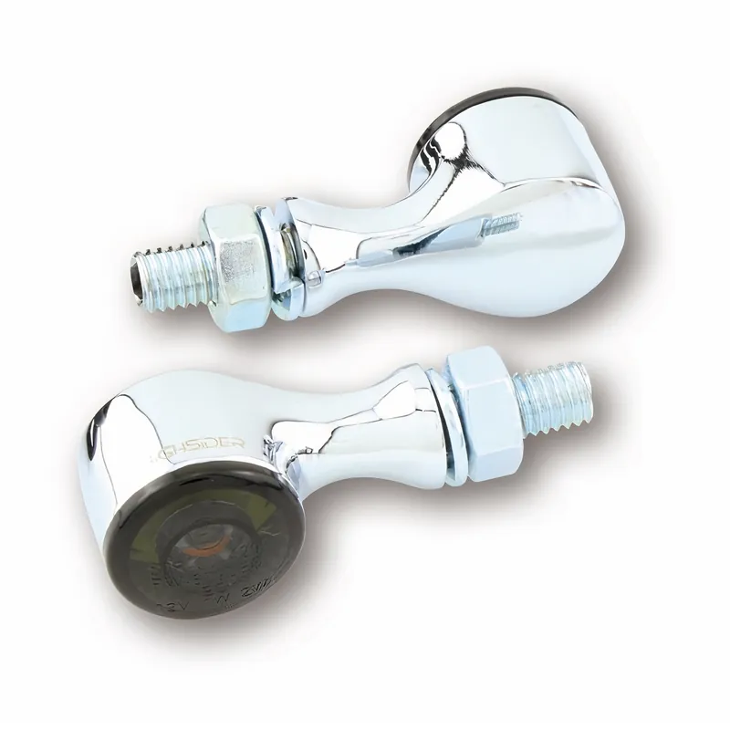 Neu Blinker Highsider Apollo Classic LED chrom