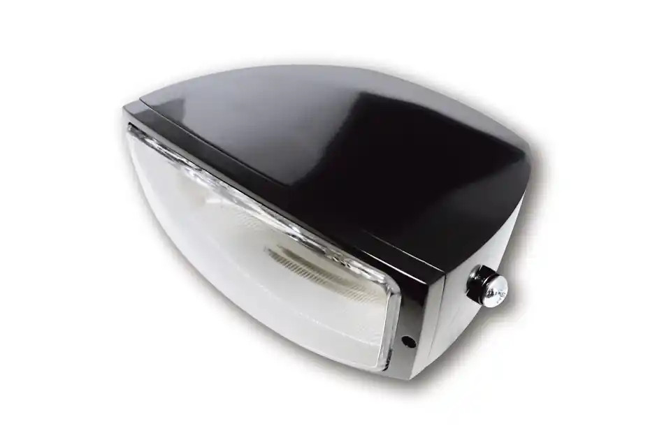 Scheinwerfer Highsider Oregon rechteckig klares Glas H4 12V 60/55W seitliche Befestigung mit Standlicht E-geprüft Top-Preis