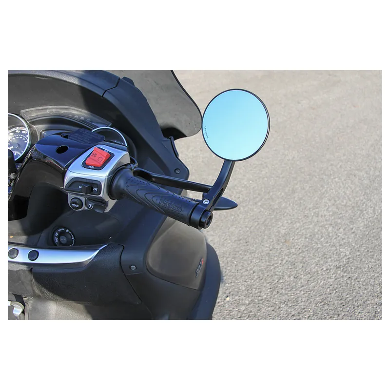 Preisknaller LSL Lenkerendspiegel Clubman, schwarz, E-geprüft
