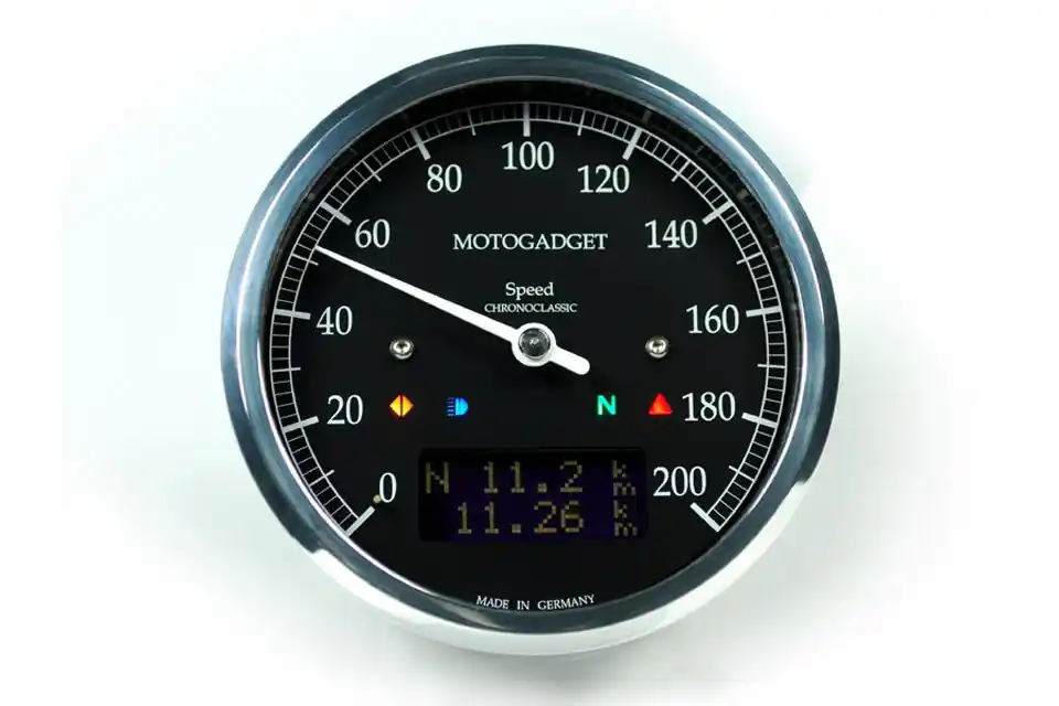 motogadget Chronoclassic speedo DarkEdition Sonderaktion