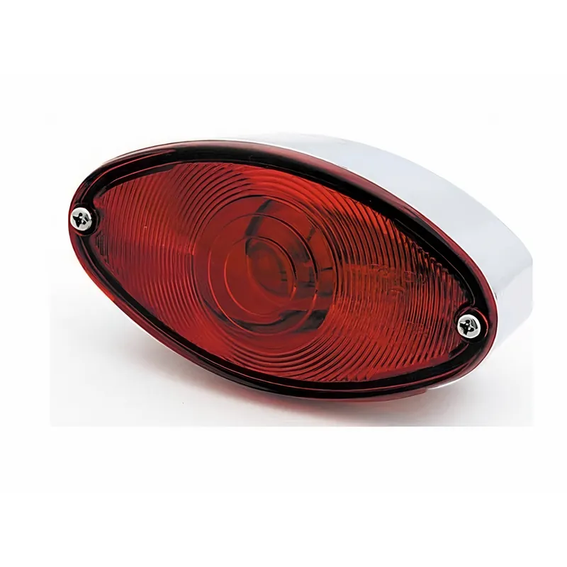 SHIN YO Cat-Eye Rücklicht, ABS-Gehäuse, verchromt Neu