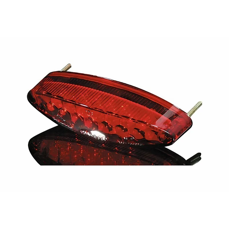 SHIN YO LED-Mini-Rücklicht NUMBER1, mit Nummernschildbeleuchtung, rotes Glas Heißes Angebot