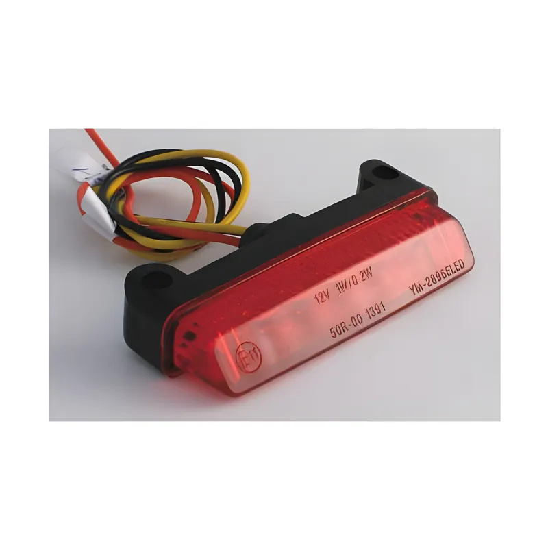 Markenprodukt SHIN YO Mini-LED-Rücklicht, rotes Glas, E-gepr.