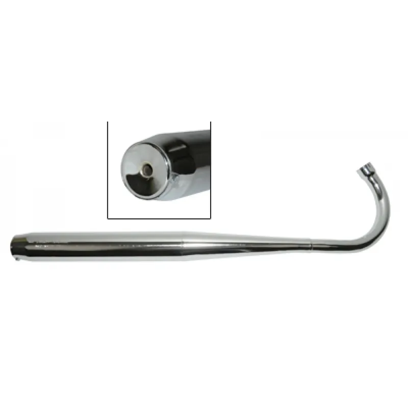 Auspuff kpl. leise für Zündapp 36/32mm chrom Bestpreis