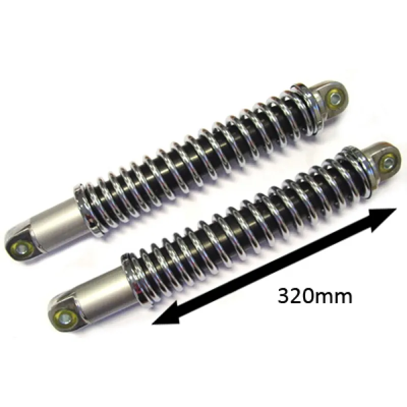 Stoßdämpfer Satz offen mod529/530/mod517 320mm chrom Wochenendangebot