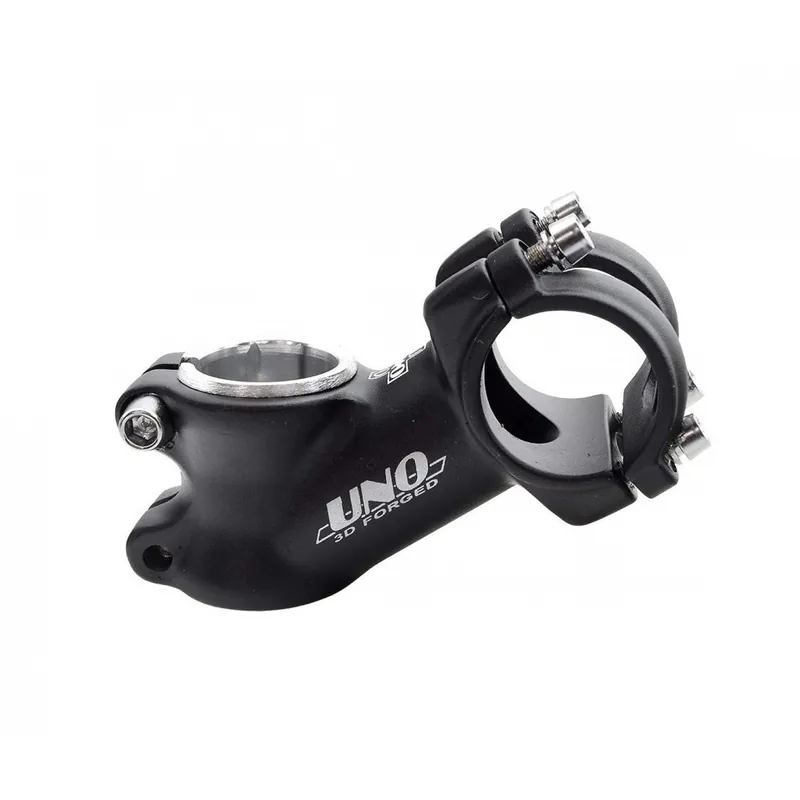 Power Lenkstange V Bike AS-021 Lenkervorbau UNO 3D FORGED Aluminium 70mm 35° 31,8mm schwarz für 25,4mm Fahrräder Sichere Zahlung