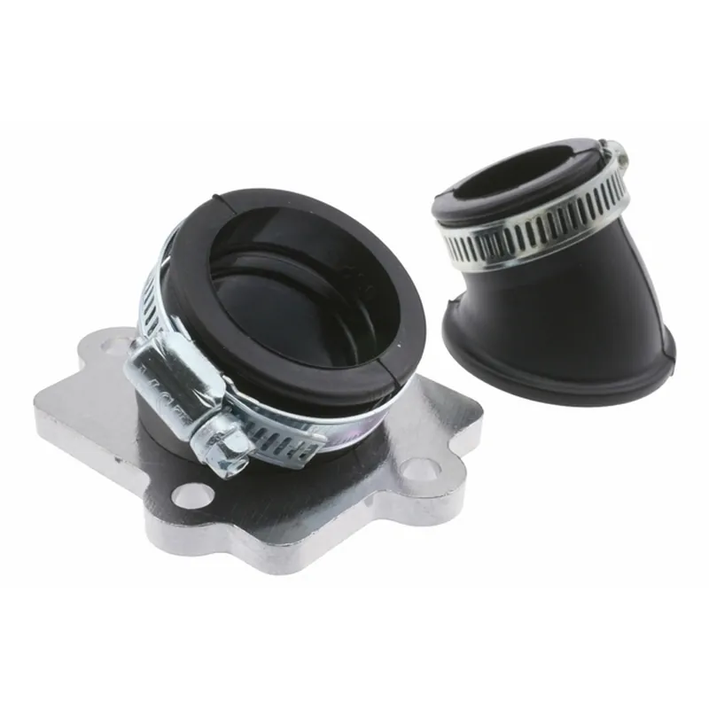 Ansaugstutzen Motoforce RACING, inkl. 2 Adapter (Anschlussweite 24mm + 32mm) für Minarelli liegend Wochenendangebot
