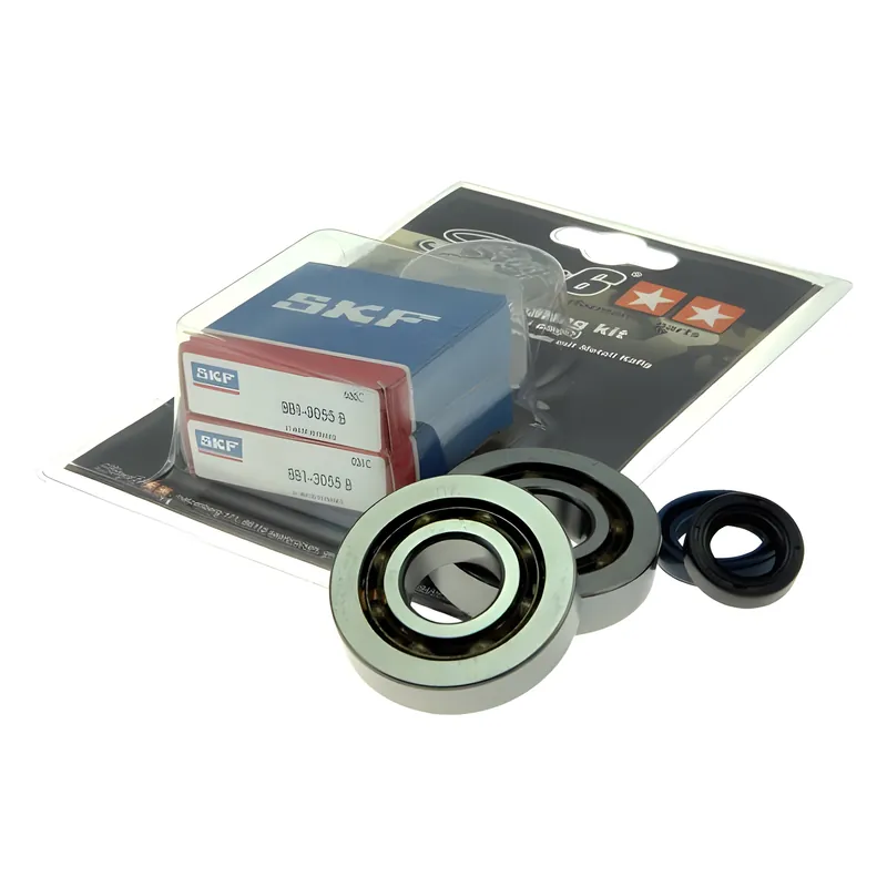 Kracherpreis Kurbelwellenlager Stage6 HighQuality, inkl. HighQuality Wellendichtringen, Metall Käfig Peugeot (bis Bj.04 - nicht für EURO2 Moto