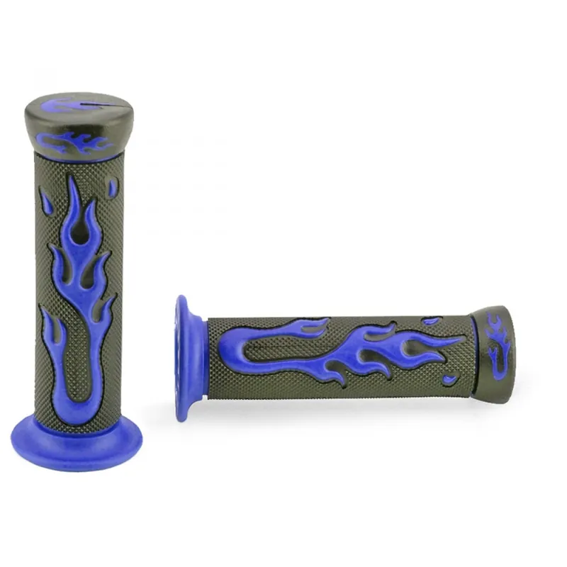 Lenkergriffe TNT FLAME, blau Billig
