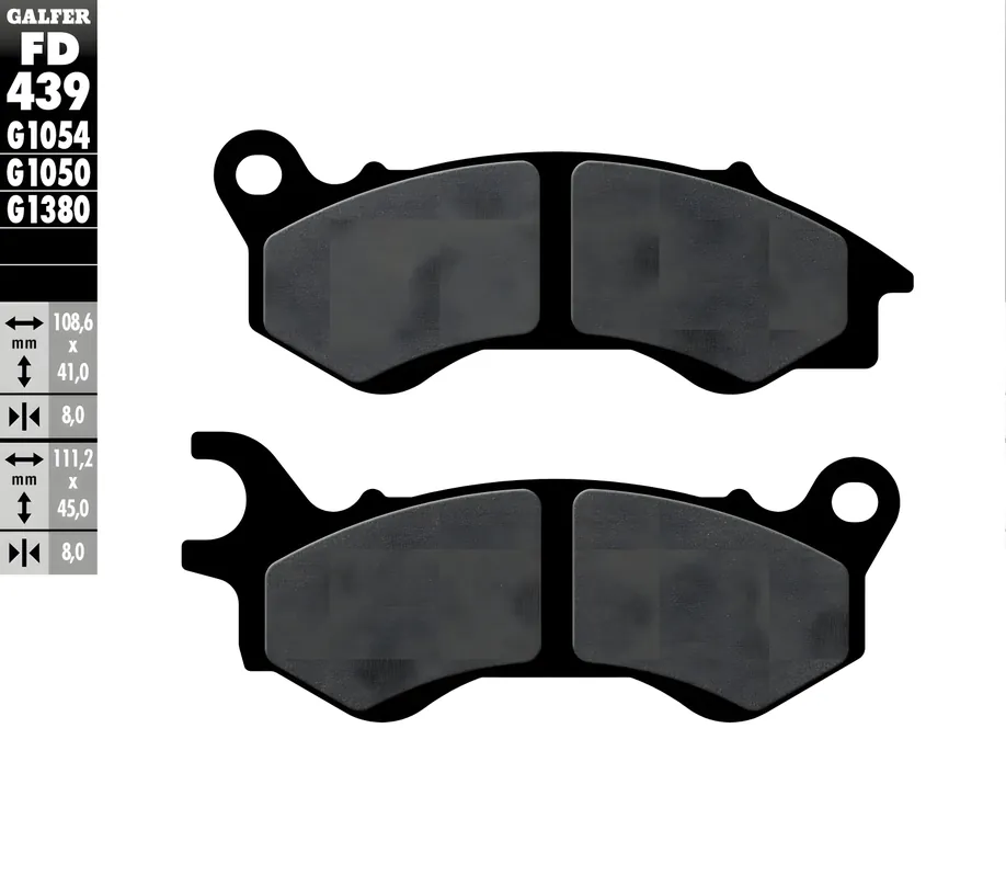 Bremsbeläge Set Galfer FD439G1054 & MF051G2165 vorne & hinten für Honda PCX i.e. 125 ccm Saisonangebot