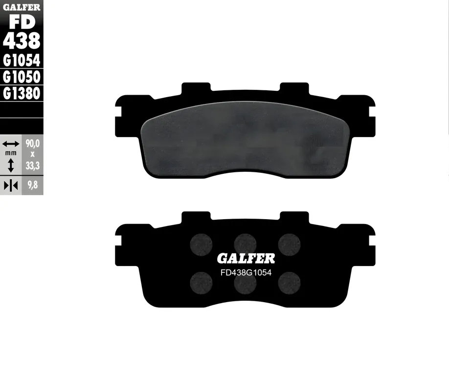 Mega-Angebot Bremsbeläge Set Galfer FD266G1054 & FD438G1054 Semi-Metall vorne & hinten für Kymco Downtown i 125 ccm