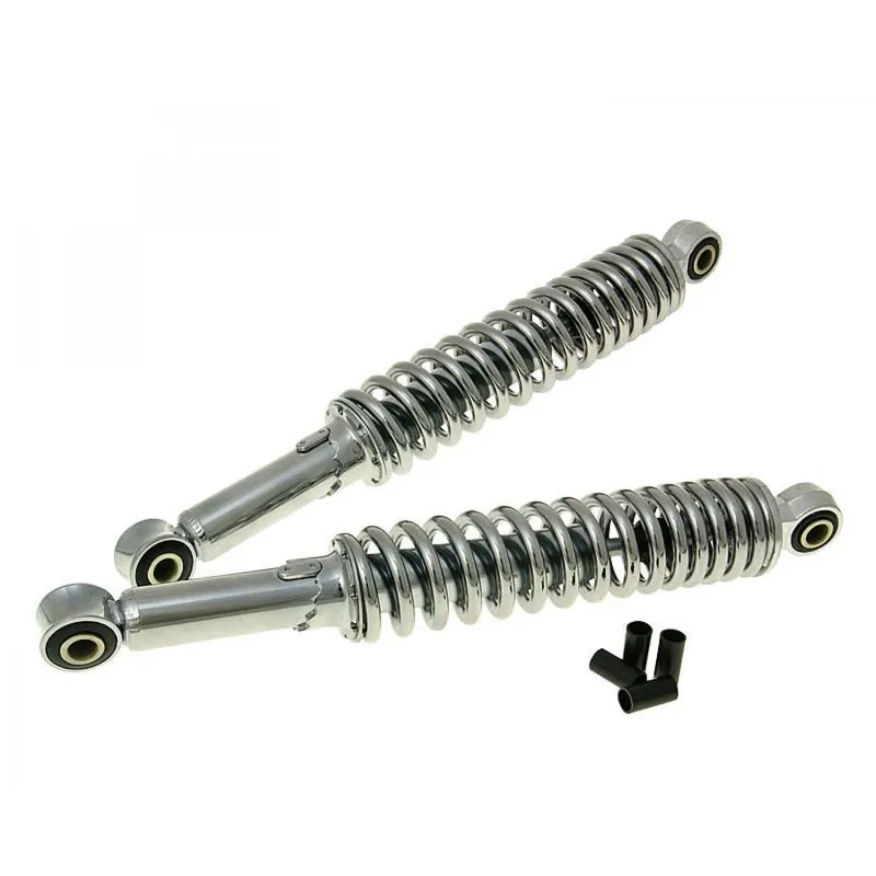 Nur Für Kurze Zeit Federbein Stoßdämpfer - Set (2 Stück) Chrom 310mm für Zündapp GTS C 50 Moped & Mofa