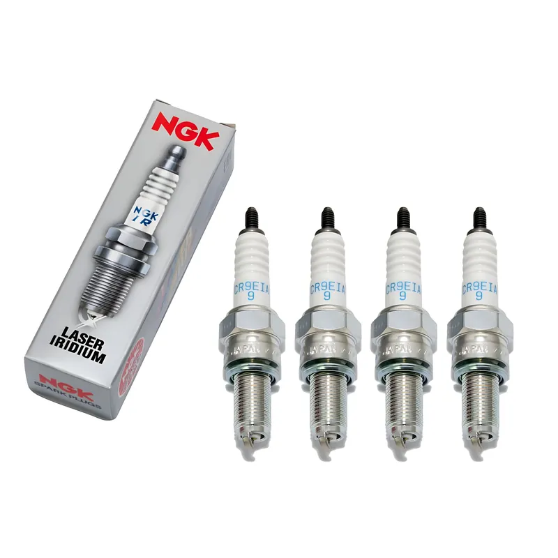 Sonderaktion Zündkerzen Set NGK 4x CR9EIA-9 Iridium-Zündkerze entstört, 19,0mm Langgewinde Ø 10,0mm, 6289
