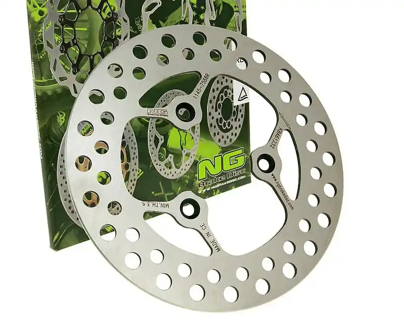 Neue Kollektion Bremsscheibe NG 1145 - 210 / 58 / 4mm 3 Loch für Peugeot Elystar TSDI, Ducati MH Mike Hailwood Replica 50 / 900 ccm